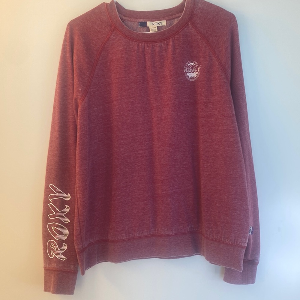 Women’s/ Junior’s Roxy Sweatshirt, size XL, color: Distressed red